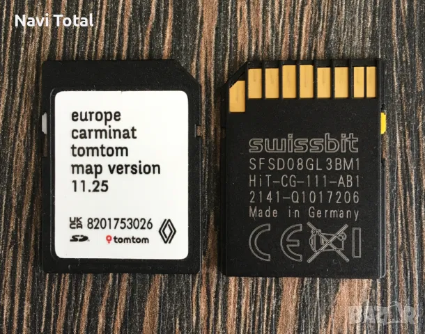 Renault Carminat Tomtom 11.25 SD Card 2024г Навигация Рено сд карта, снимка 1 - Навигация за кола - 33111102