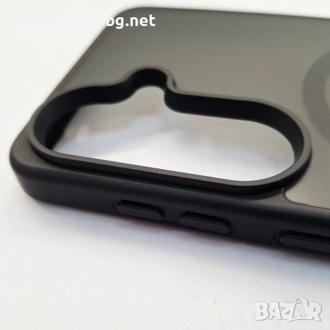Samsung Galaxy S26 гръб MagSafe черен мат полупрозрачен , снимка 5 - Samsung - 53912128