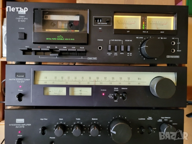 SANSUI AU-217, TU-217-сет, снимка 4 - Ресийвъри, усилватели, смесителни пултове - 52075119