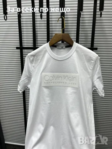 Calvin Klein Мъжка Тениска👕Мъжка Блуза С Къс Ръкав Келвин Клайн - Различни Цветове, снимка 2 - Тениски - 48931063