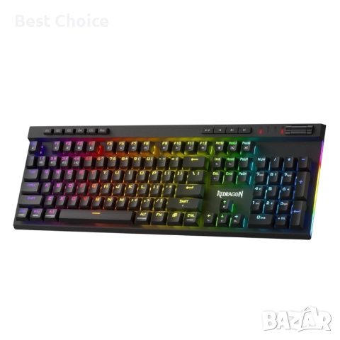 Гейминг механична RGB клавиатура Redragon VATA Pro K580. 