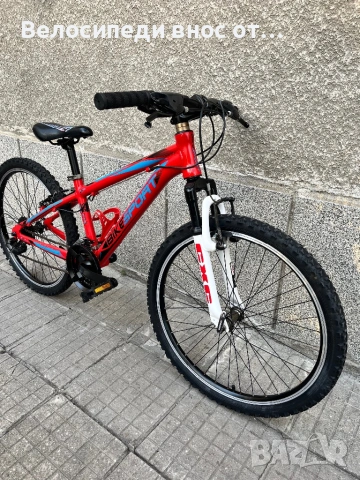 Алуминиев велосипед 24 цола 24 скорости преден амортисьор  много запазено , снимка 5 - Велосипеди - 54130345