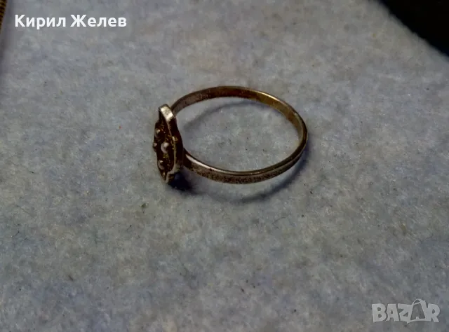 СТАРИНЕН ФИЛИГРАНЕН СРЕБЪРЕН ПРЪСТЕН СРЕБРО ВИСОКА ПРОБА РЪЧНА ТРАДИЦИОННА ИЗРАБОТКА 47971, снимка 7 - Антикварни и старинни предмети - 49757421