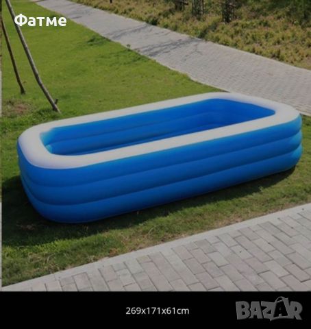 Надуваем басейн , снимка 2 - Басейни и аксесоари - 45225764
