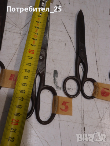 Стари ножици, снимка 6 - Други ценни предмети - 54011906