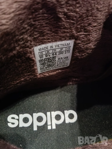 Чисто нови топли оригинални мъжки зимни кецове Adidas 44 ти номер Зелени, Еко кожа, Полар, снимка 8 - Мъжки боти - 52805773