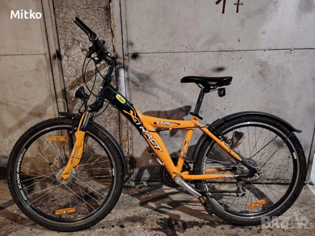 26 цола алуминиев велосипед с 21 скорости усилени капли амортисьори предни като нов , снимка 4 - Велосипеди - 53276394