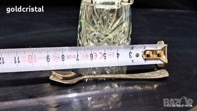 стар кристален съд за хайвер , снимка 5 - Антикварни и старинни предмети - 51247901