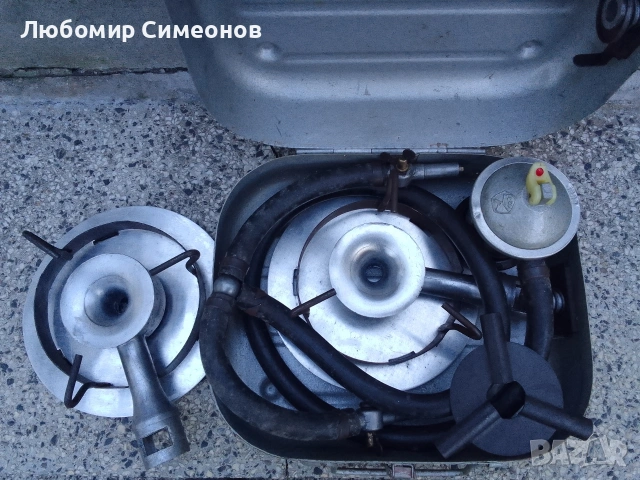 Комплект 2 бр. газови котлони в куфар-руски