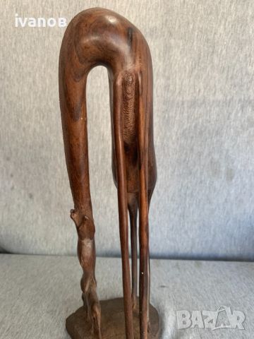 дървена фигура статуетка, снимка 8 - Статуетки - 45268389