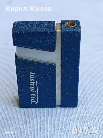 Рекламна метална запалка брандирана с логото INSTROI LTD. рядка за КОЛЕКЦИЯ ДЕКОРАЦИЯ 13748, снимка 6 - Други ценни предмети - 51106001