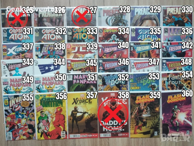 Comic Books/Комикси 2/2 - Punisher, X-Men, Hulk, Batman, Superman, JLA, снимка 11 - Списания и комикси - 51846836