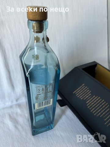 Оригинална бутилка с кутия синьо джони , JOHNNIE WALKER BLUE LABEL, снимка 8 - Други ценни предмети - 46303762