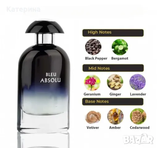 Парфюмна вода Riiffs Bleu Absolute 100 ml за мъже, снимка 2 - Мъжки парфюми - 48308534