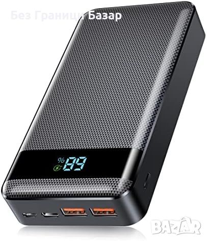 Нов Power Bank 30000mAh Бързо Зареждане 4 Порта Външна Батерия зарядно, снимка 1 - Друга електроника - 46435417