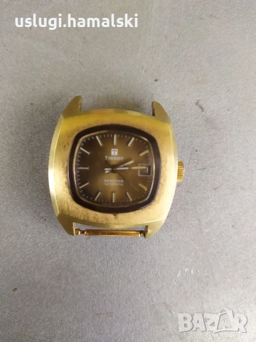 Позлатен часовник Tissot, снимка 2 - Антикварни и старинни предмети - 53720571
