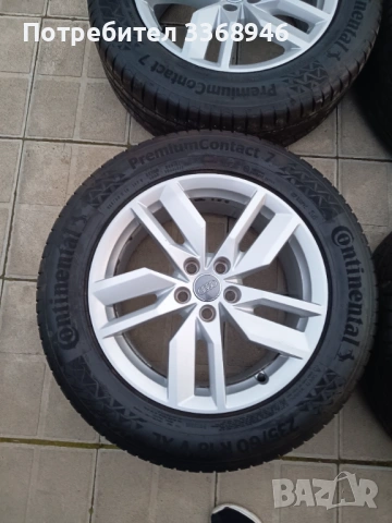 Джанти Audi ОРИГИНАЛНИ 18" 5x112 с гуми 235/60/18, снимка 6 - Гуми и джанти - 53729269