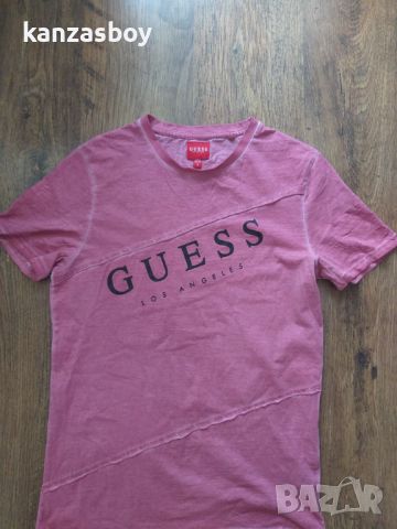 Guess - страхотна мъжка тениска КАТО НОВА С, снимка 5 - Тениски - 46434139