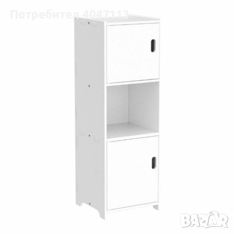 Стилен и практичен водоустойчив шкаф за баня, кухня, коридор или спалня 80x22x25, снимка 2 - Шкафове - 51639002