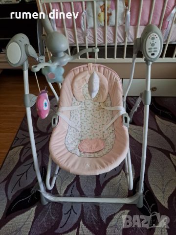 Електрическа бебешка люлка, снимка 1 - Детски шезлонги - 45872144