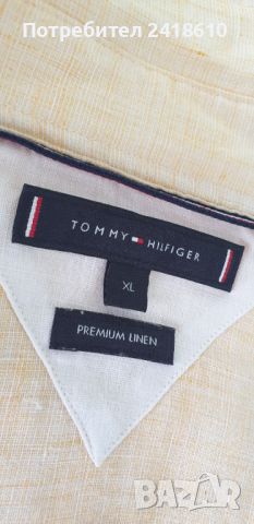 Tommy Hilfiger Len/Лененa Ризa/ Regular Fit Mens Size XL ОРИГИНАЛ!  Мъжка Ленена Риза!, снимка 12 - Ризи - 45893066