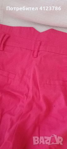 розов памучен панталон, снимка 8 - Панталони - 46203077