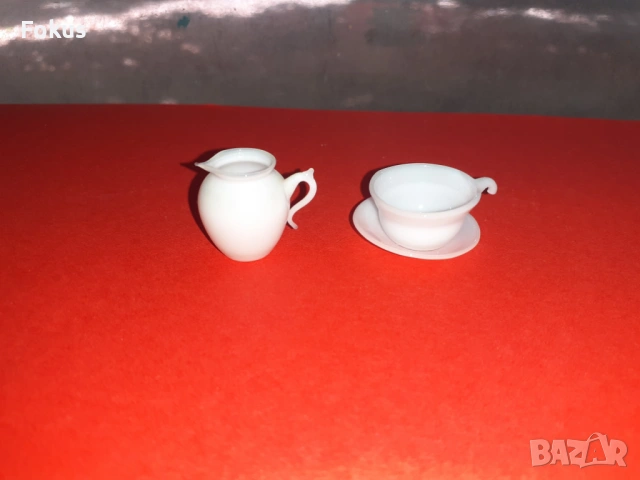 Порцеланов сет миниатюри, снимка 2 - Антикварни и старинни предмети - 53422501