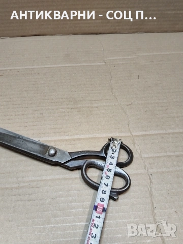 Соц Стара Българска Шивашка Ножица. НОМЕР 661., снимка 12 - Антикварни и старинни предмети - 53939245