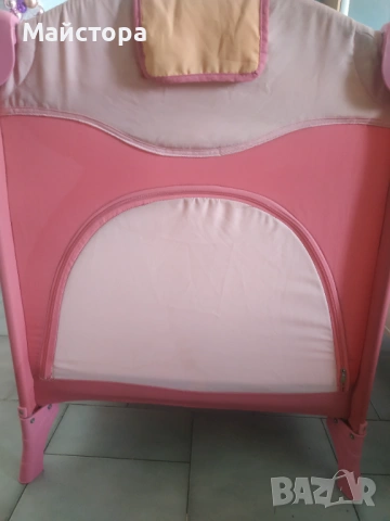 Продавам кошара със матрак и стойка за бебе , снимка 3 - Кошарки - 53032756