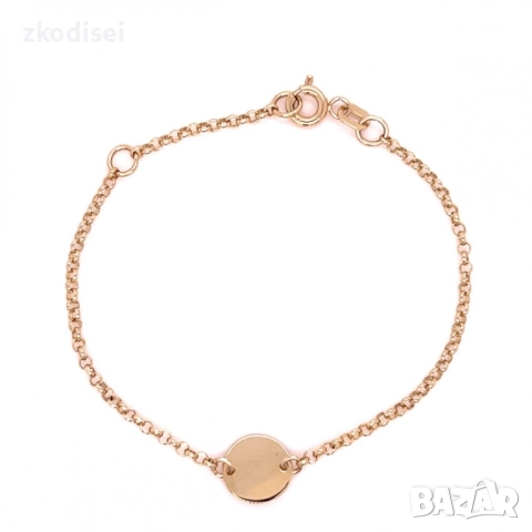 Златна детска гривна 1,26гр. 13,5см. 14кр. проба:585 модел:33705-4