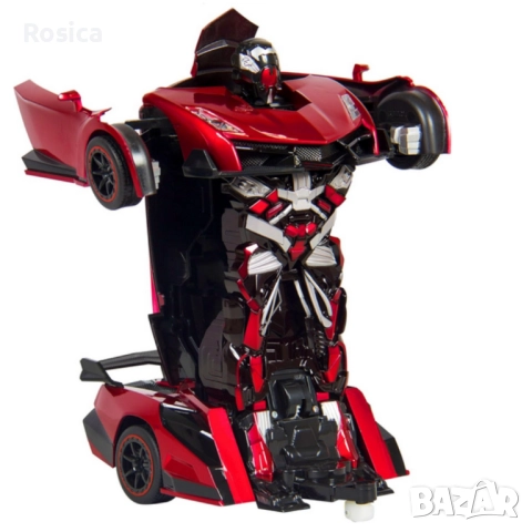 Играчка 2 в 1 робот трансформърс и кола с дистанционно управление, снимка 6 - Коли, камиони, мотори, писти - 52169782