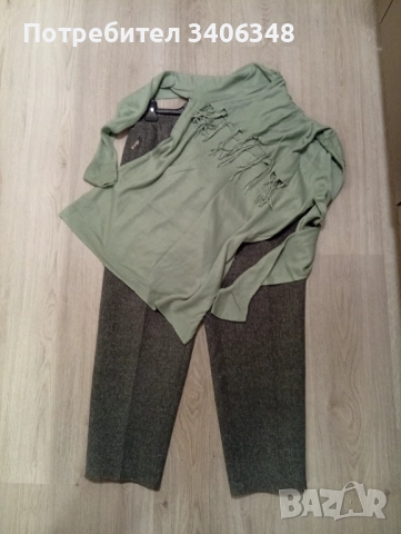 Сив панталон, модел есен/зима., снимка 3 - Панталони - 51908453