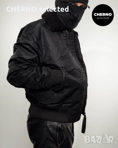 Бомбър яке с шерпа яка CALVIN KLEIN Sherpa Aviator Bomber Jacket – размер L•M – Ново без етикети, снимка 8 - Якета - 53297270