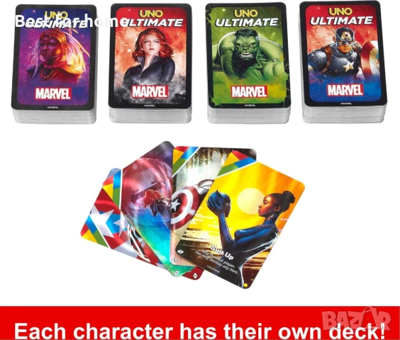 Картова игра UNO Ultimate Marvel, снимка 3 - Други - 50571560