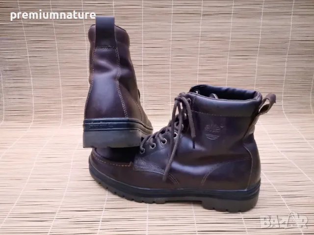 TIMBERLAND — шити боти кубинки ботуши от естествена кожа — (отлични / в наличност), снимка 10 - Екипировка - 48684543