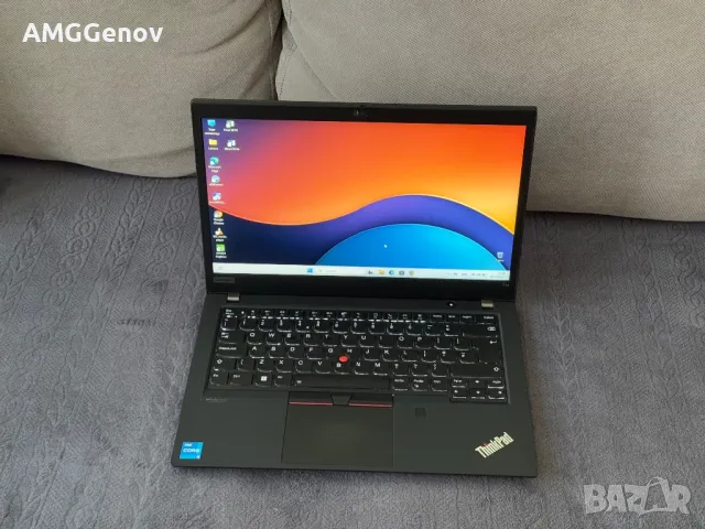 14’FHD IPS/i5-1135G7/16GB DDR4/Thinkpad T14 Gen2/256GB SSD/Гаранция, снимка 2 - Лаптопи за работа - 48820504