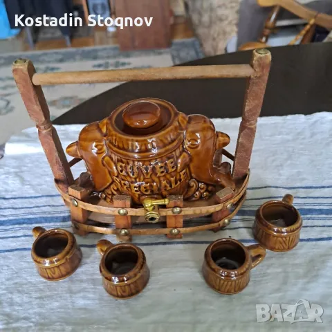 Декоративен ракиен сервиз, снимка 4 - Сервизи - 49871072