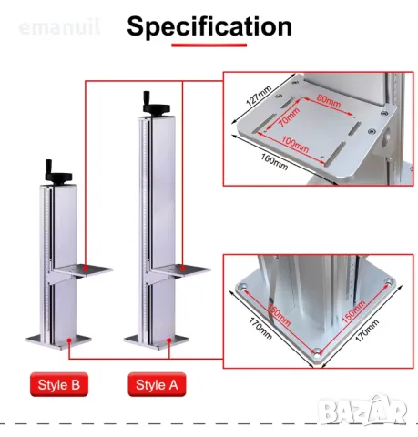 Fiber Laser Raycus JPT Mopa 20W 30W 50W 100W 200W 300W лазер лазерно гравиране маркиране, снимка 18 - Други машини и части - 45049069