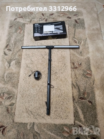 Мощна LED настолна лампа, 24 W 78 cm Супер дълга настолна лампа с два източника на светлина 