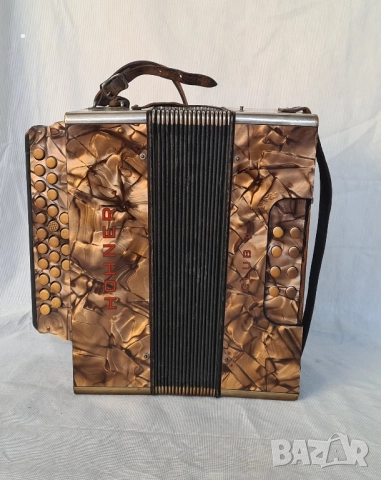 Акордеон немски HOHNER CLUB, снимка 2 - Акордеони - 51737687