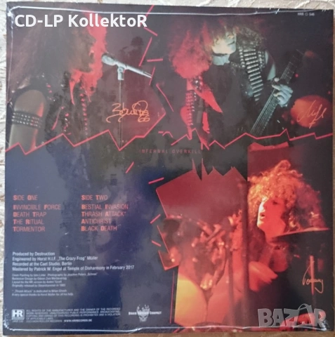 Нов Vinyl (Destruction - Infernal Overkill), снимка 3 - Грамофонни плочи - 53598596