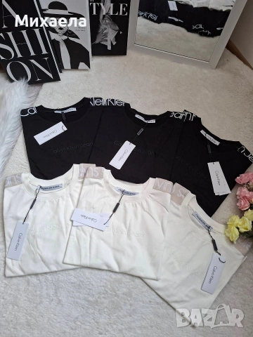 Дамски тениски CK - два цвята - 20€, снимка 7 - Тениски - 53724808