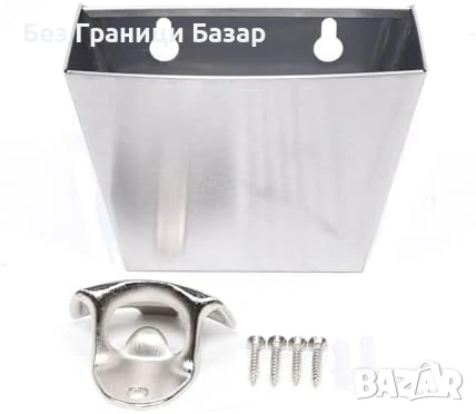 Нова Отварачка за бутилки за стена неръждаема с капачкоуловител за бар кухня, снимка 8 - Други - 54132069