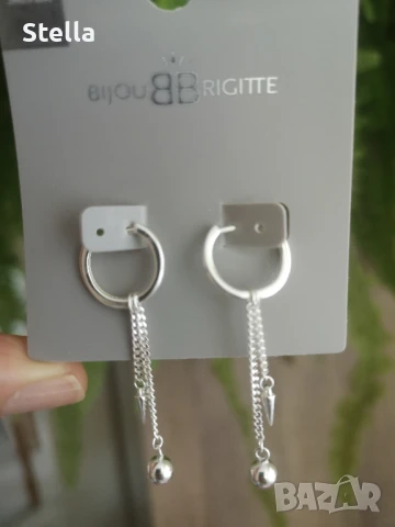 Сребърни нови немски обици BIJOU BRIGITTE проба 925! , снимка 6 - Обеци - 51392560