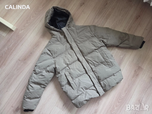 Юношеско детско пухено зимно яке Zara 13-14 години естествен пух