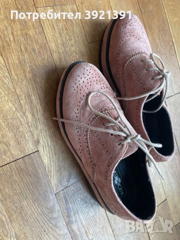 Обувки от Англия естествен велур, снимка 5 - Дамски ежедневни обувки - 46305951