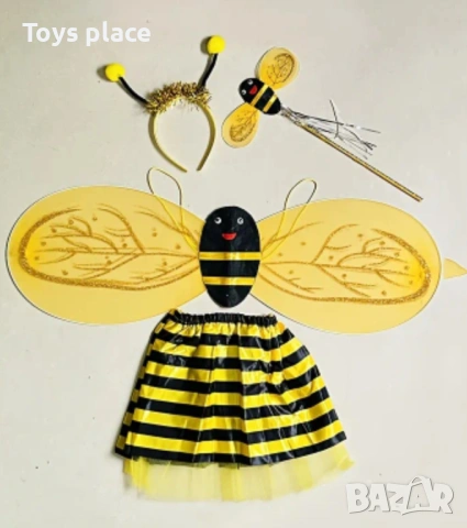 Карнавален костюм пчеличка от 3 части 