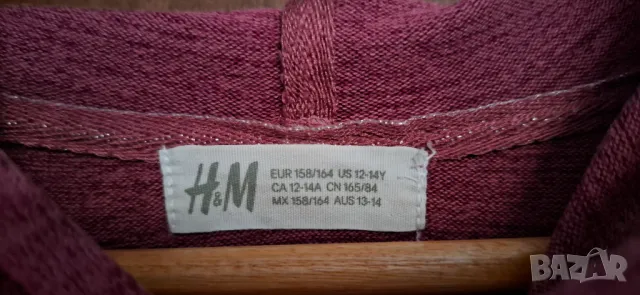 H&M Детски суичер с качулка и мотив 12-14 г, снимка 4 - Детски анцузи и суичери - 48706002