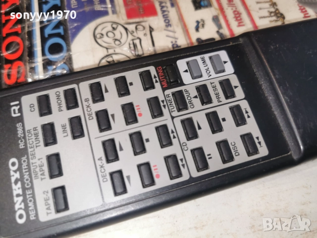 ONKYO R1 RC-286S AUDIO REMOTE-ВНОС SWISS 2612251021, снимка 4 - Ресийвъри, усилватели, смесителни пултове - 52902226
