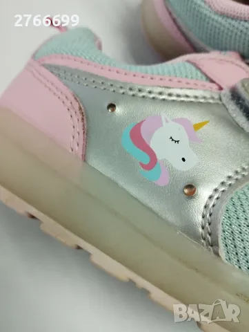 Светещи маратонки с еднорог н.29, снимка 1